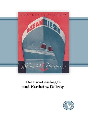 cover image of Die Lux-Lesebogen und Karlheinz Dobsky